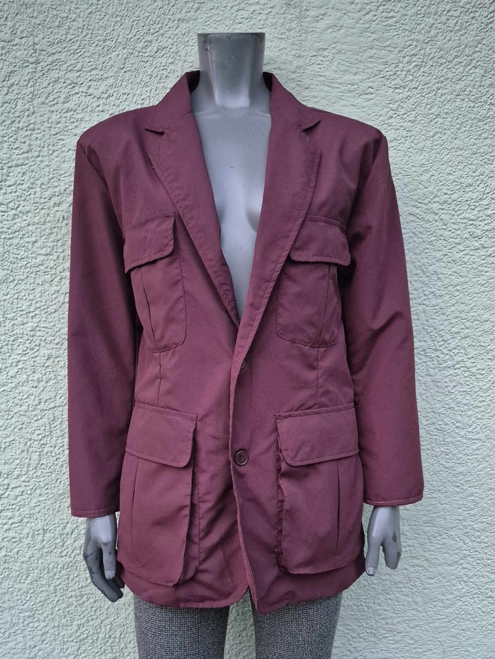 Haband Travelers Women's Plum Quilted Puffer Jacket